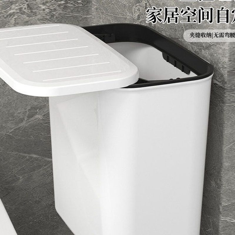 壁挂带盖垃圾桶 悬挂式 细节图1